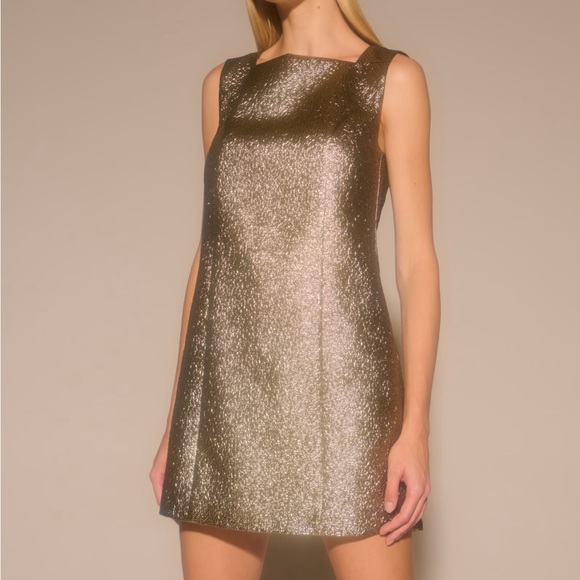 Abercrombie & Fitch Dresses & Skirts - Abercrombie & Fitch Gold Mini Dress